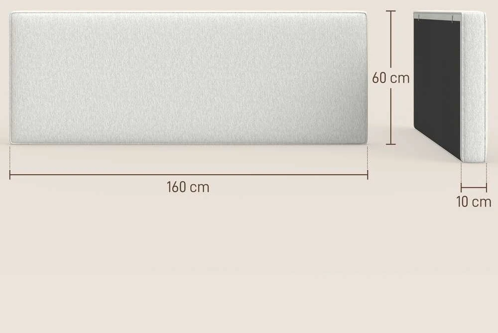 Lovos galvūgalis 160 × 10 × 60 cm