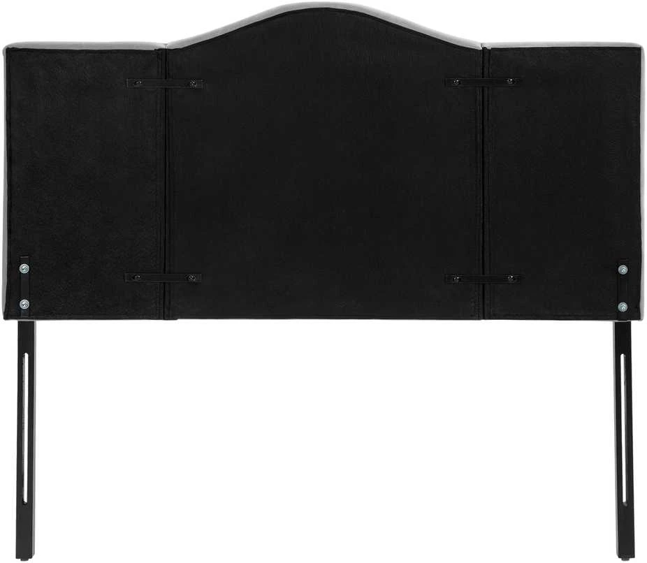 HOMCOM galvūgalis, stilingas paminkštintas lovos galvūgalis, pilkas, tuopa ir poliesteris, modernus dizainas, 185x8x134 cm