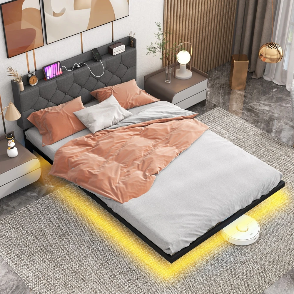 Lova Plaukiojantis lovos rėmas 200 x 140 x 100 cm
