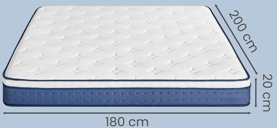 Lova Songmics Čiužinys 200 x 180 x 20 cm