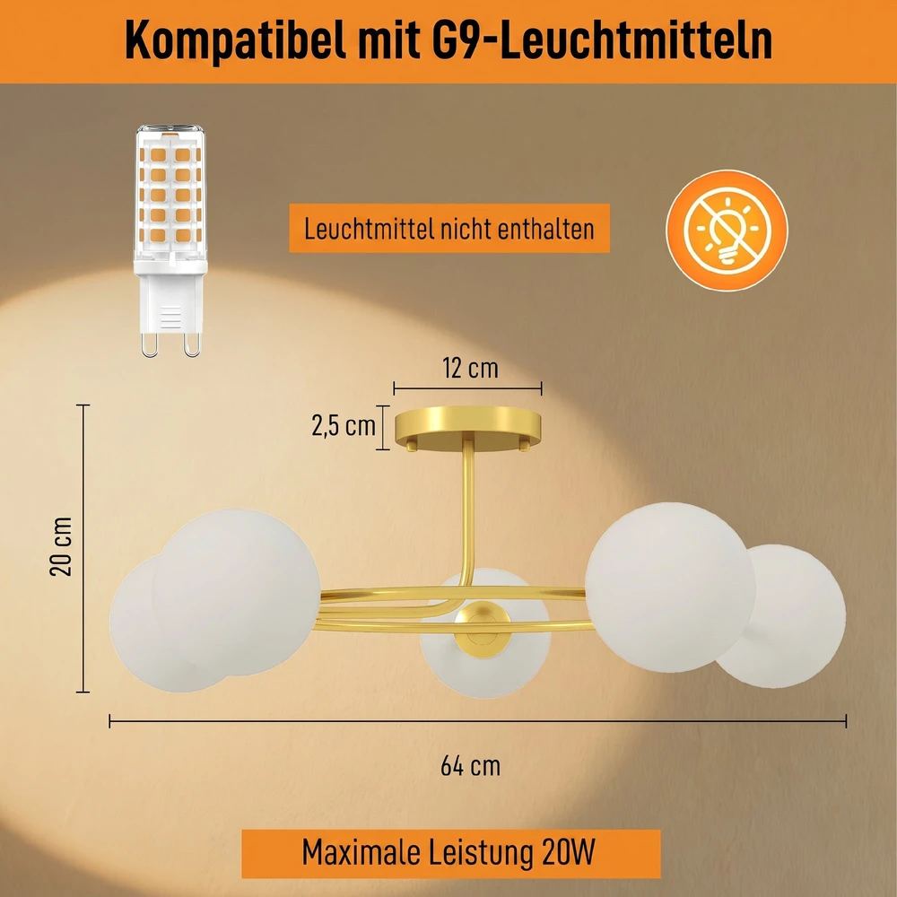 Lubinis šviestuvas Ø64 cm