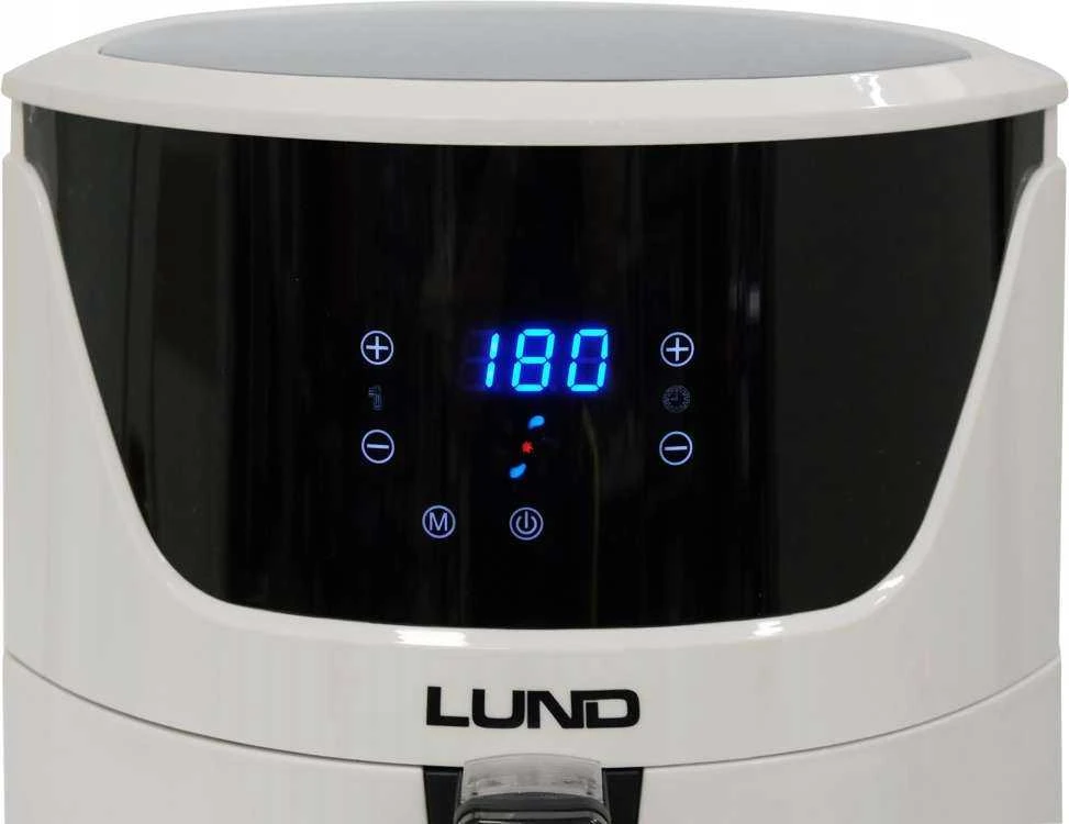Karšto oro gruzdintuvė Lund 67575, 1400W, 3.7L, Baltos spalvos