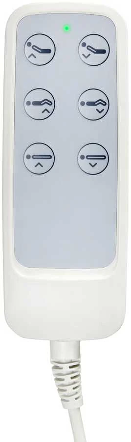 Activeshop Kosmetologinis krėslas SILLON PRESTIGE LUX ELECTRIC 3 MOTOR Pilkas