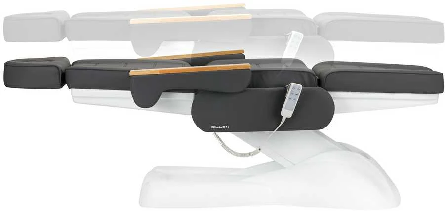 Activeshop Kosmetologinis krėslas SILLON PRESTIGE LUX ELECTRIC 3 MOTOR Pilkas