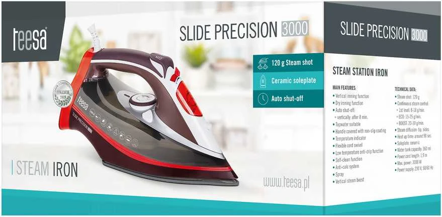 TEESA SLIDE PRECISION 3000 elektrinis lygintuvas