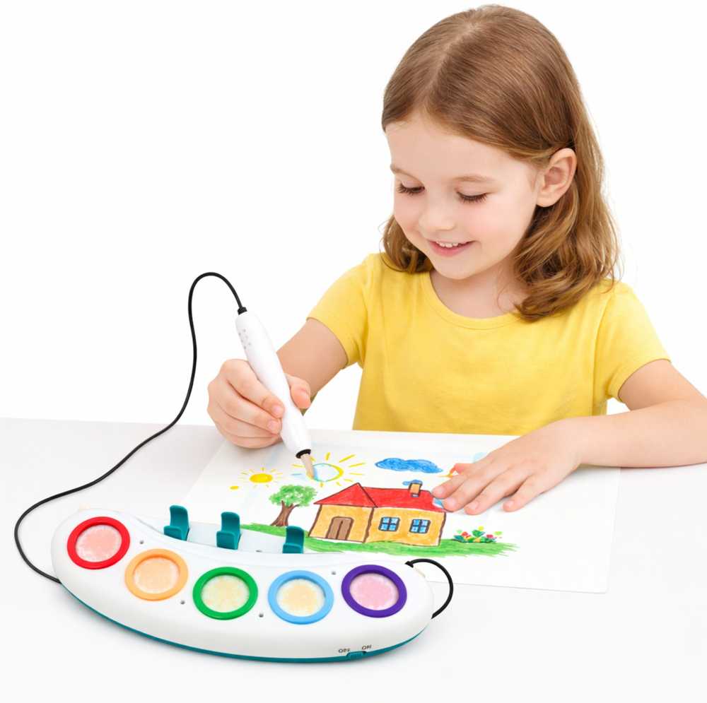 Lean Toys Magic Light Pen piešimo rinkinys 24 vnt.