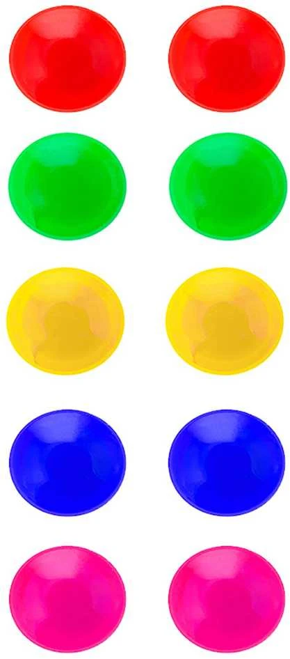 Magnetai lentai Springos 30 mm 10 vnt.
