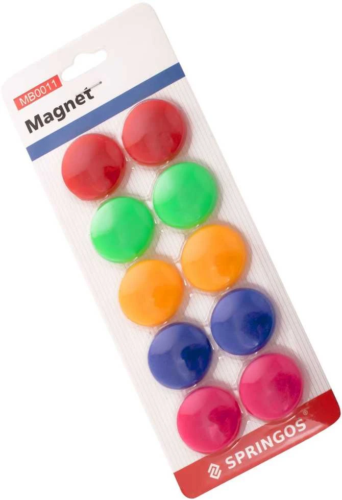 Magnetai lentai Springos 30 mm 10 vnt.