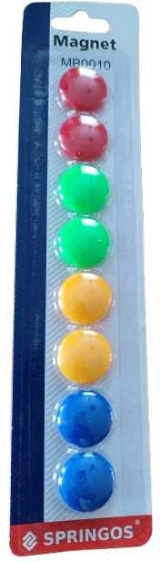 Magnetai Springos apvalūs 20 mm 8 vnt.