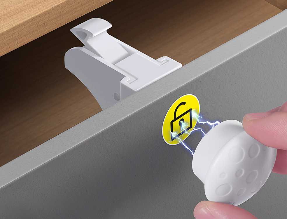 Verk Group Magnetinė baldų apsauga vaikams, 10 vnt