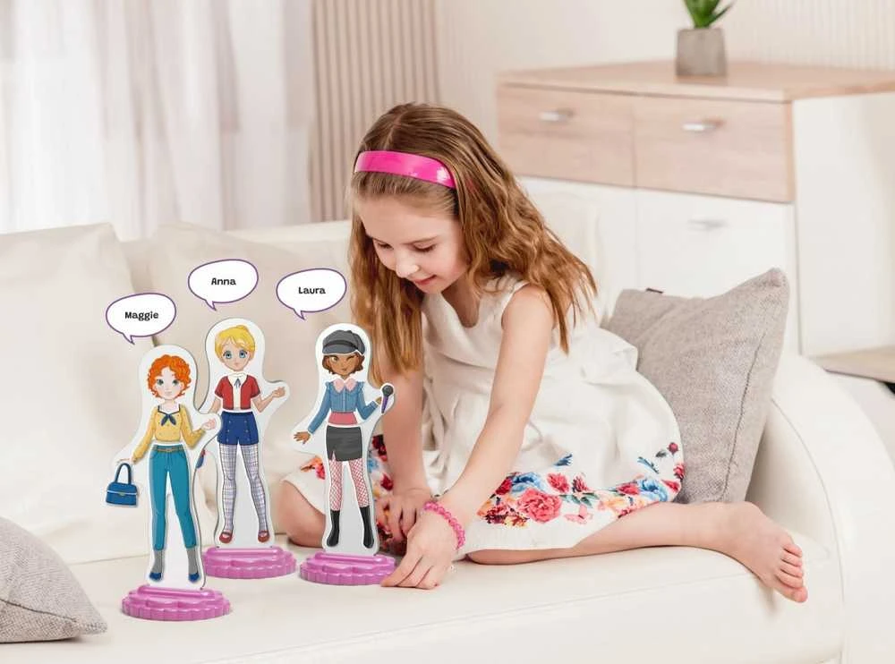 Magnetinė dėlionė Quercetti Magnetic Fashion Anna