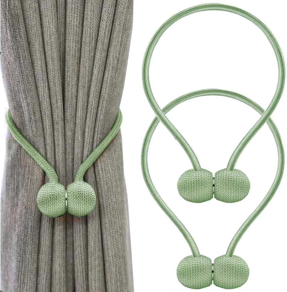 Magnetinės užuolaidų sąsagos 45 cm, 2 vnt. žali