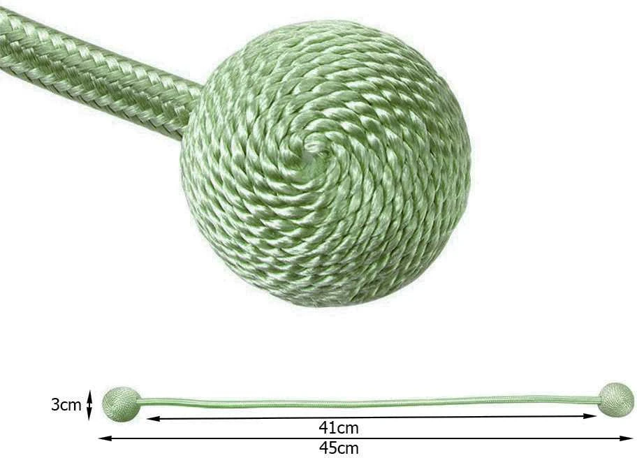 Magnetinės užuolaidų sąsagos 45 cm, 2 vnt. žali