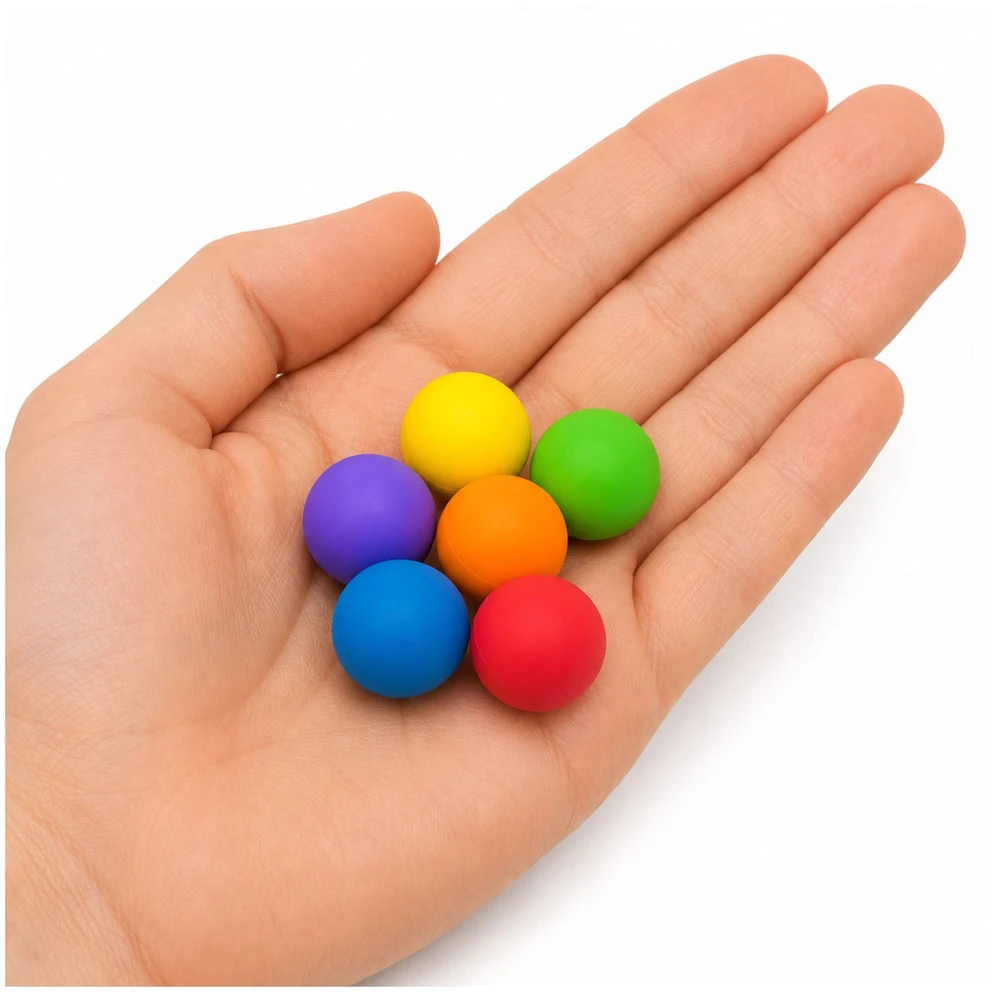 Lean Toys Magnetiniai kamuoliukai įvairiaspalviai