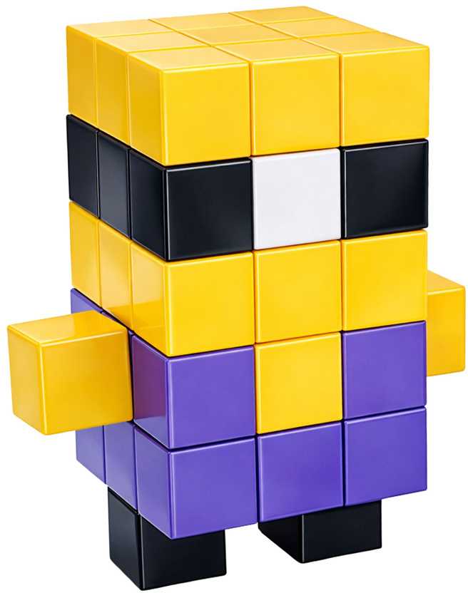 Lean Toys Magnetiniai konstruktoriaus blokeliai 96 vnt.