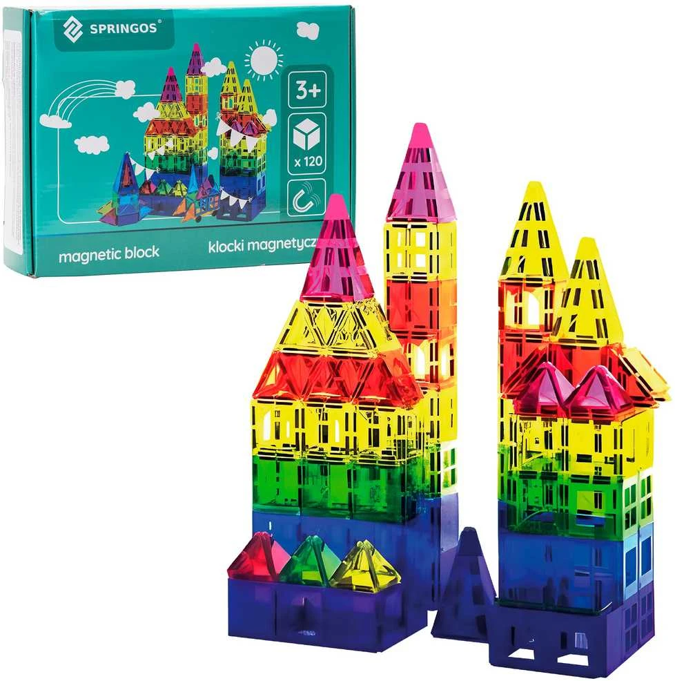 Springos Magnetinis konstruktorius 120 dalių