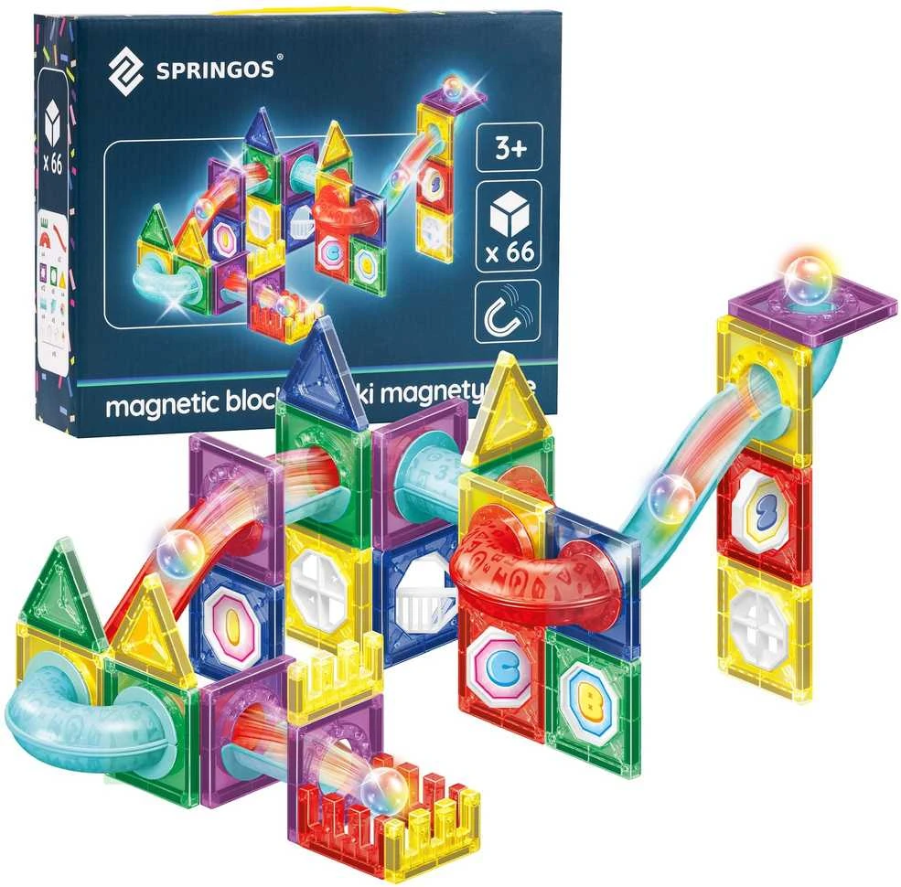 Springos Magnetinis konstruktorius 66 dalių