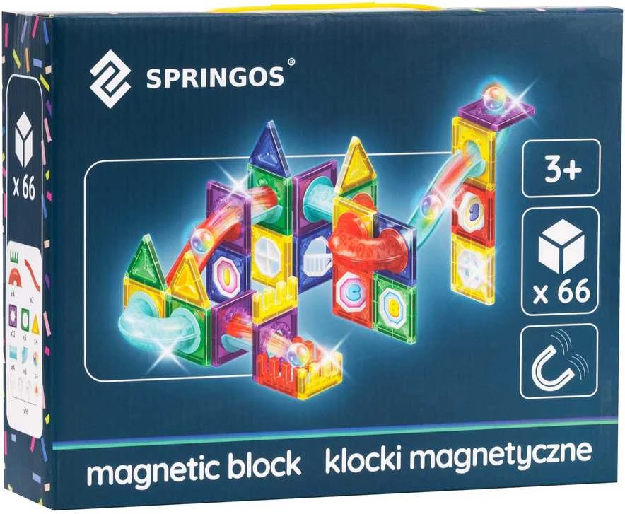 Springos Magnetinis konstruktorius 66 dalių