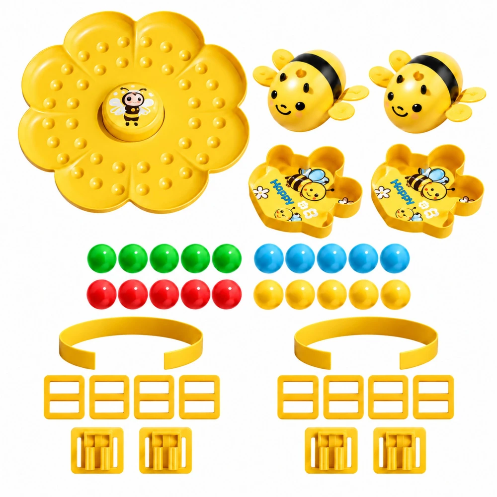 Lean Toys Magnetinis vikrumo žaidimas „Bitės“, 2 žaidėjams