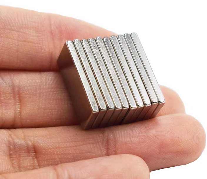 Verk Magnetų rinkinys, 10 vnt., 10x5x1,5 mm