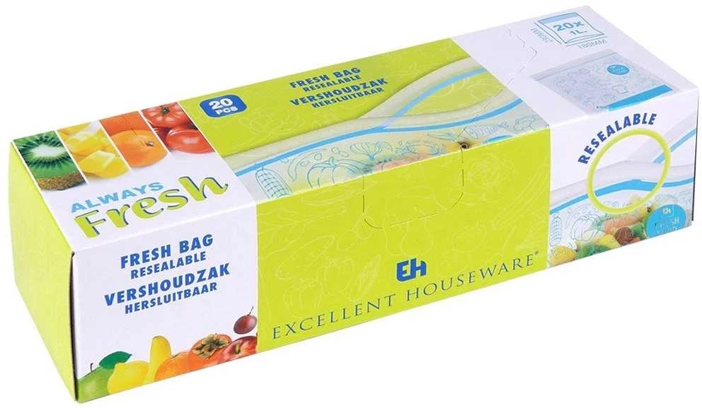 Mondex Maisto maišeliai rinkinys 20 vnt. 1 l