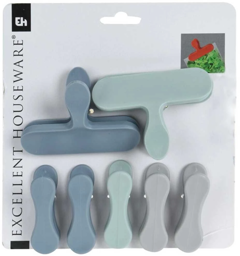 Affek Design Maišelių spaustukai 7 vnt. | Patvarus | 6.5cm ir 9cm