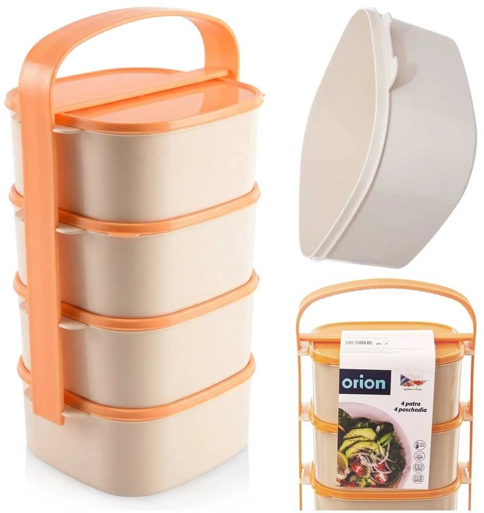 Orion Pietų dėžutė 4 lygių 4x1,15 l