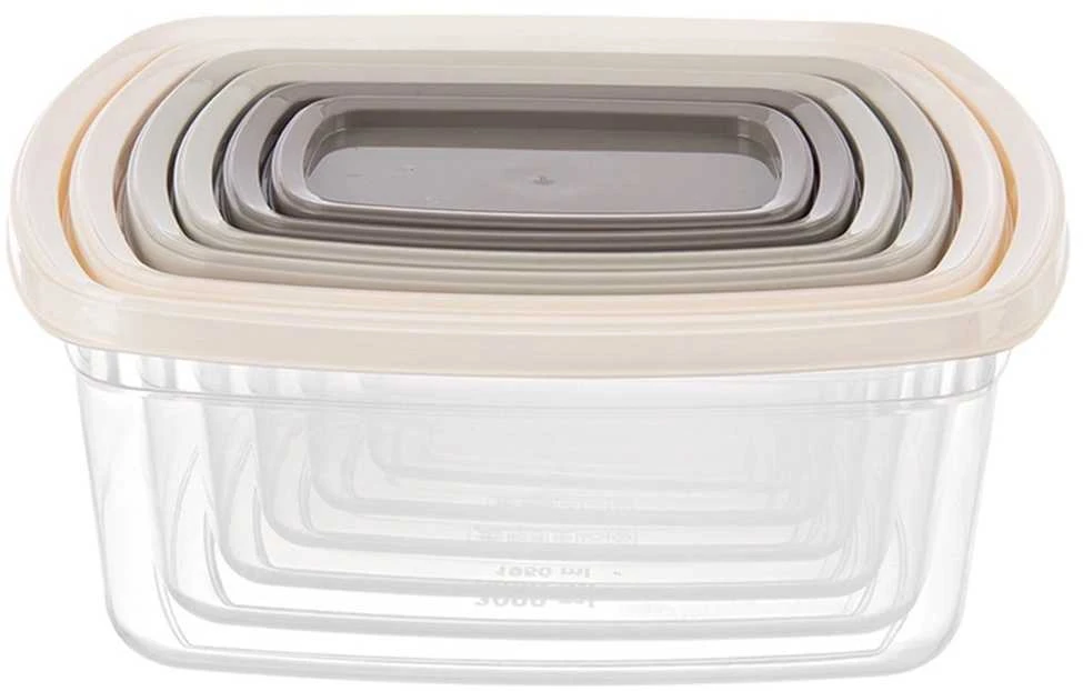 Excellent Houseware Orion Maisto konteineriai 6 vnt - Universalių dydžių laikymo indai