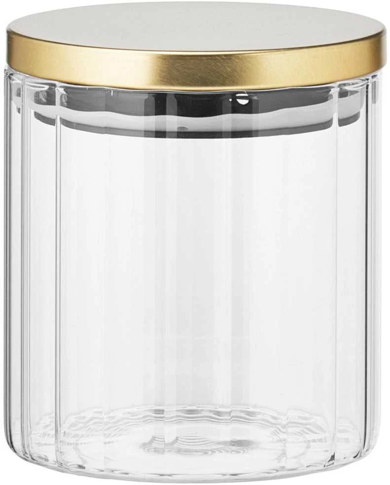Gold Start Stiklinis indas maisto produktams 650 ml su dangčiu ir silikonine tarpine