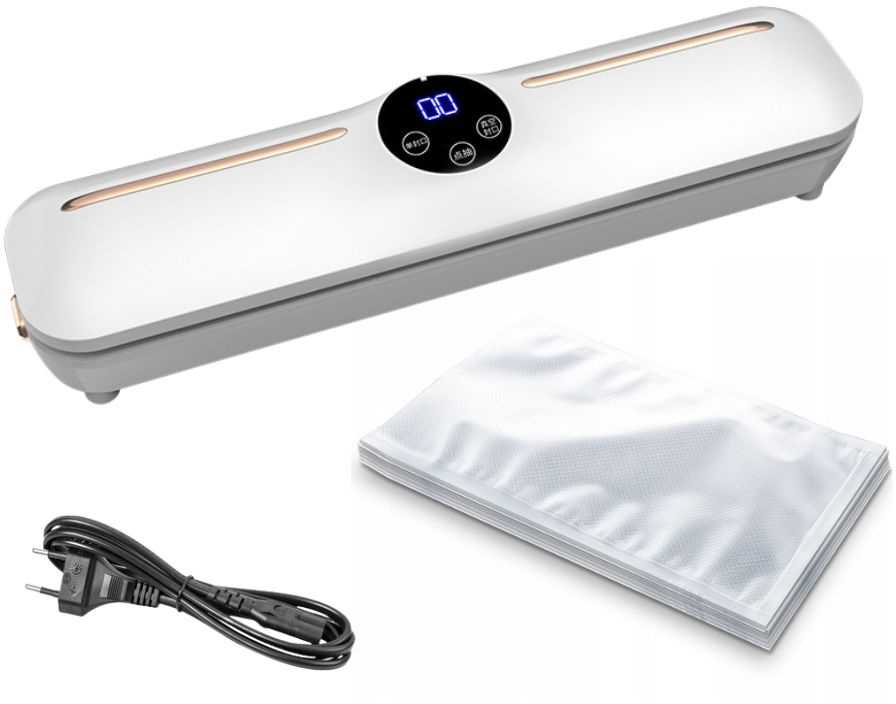 Maisto vakuumavimo aparatas su 10 maišelių, 120W