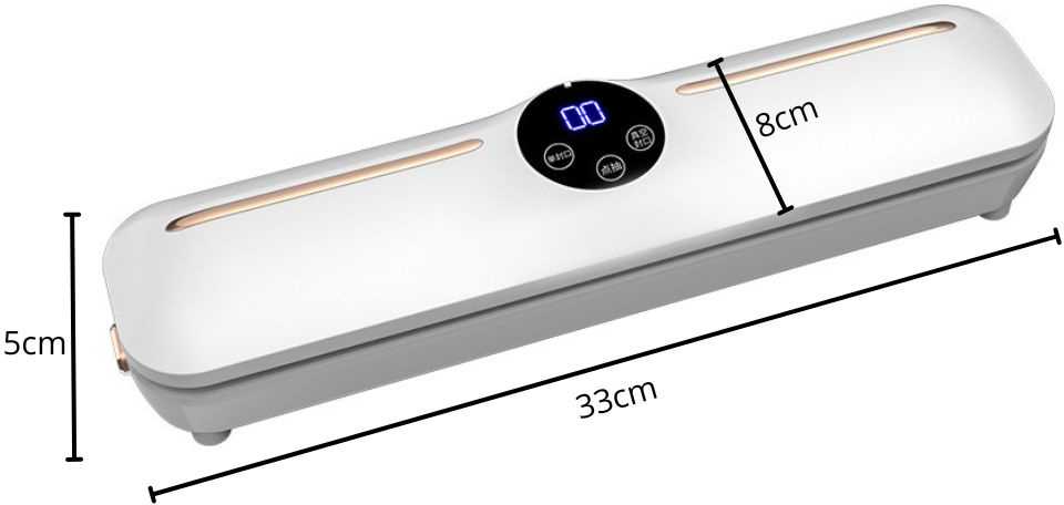 Maisto vakuumavimo aparatas su 10 maišelių, 120W