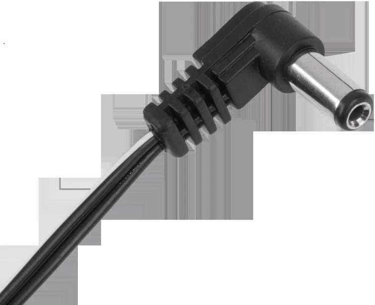 Złącze Oem Kabelio jungtis kištukas 2.5x5.5mm kampinis
