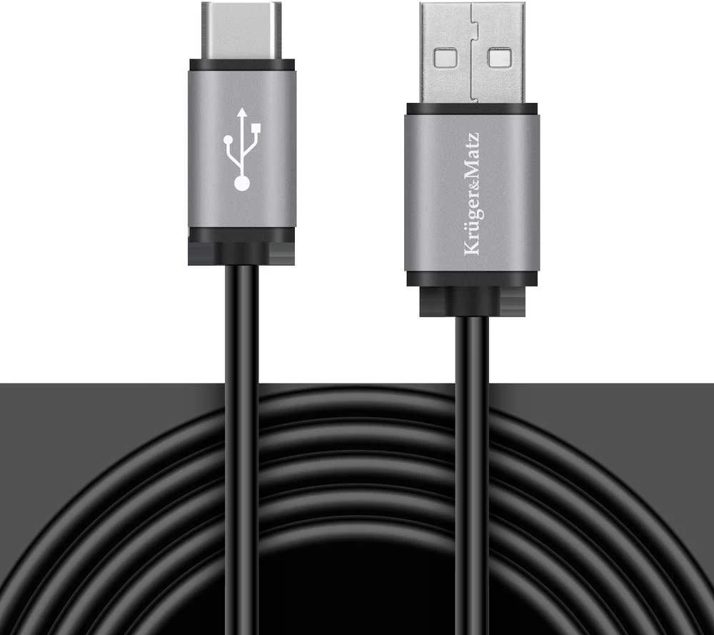 Kruger & Matz USB - USB C kabelis 1m