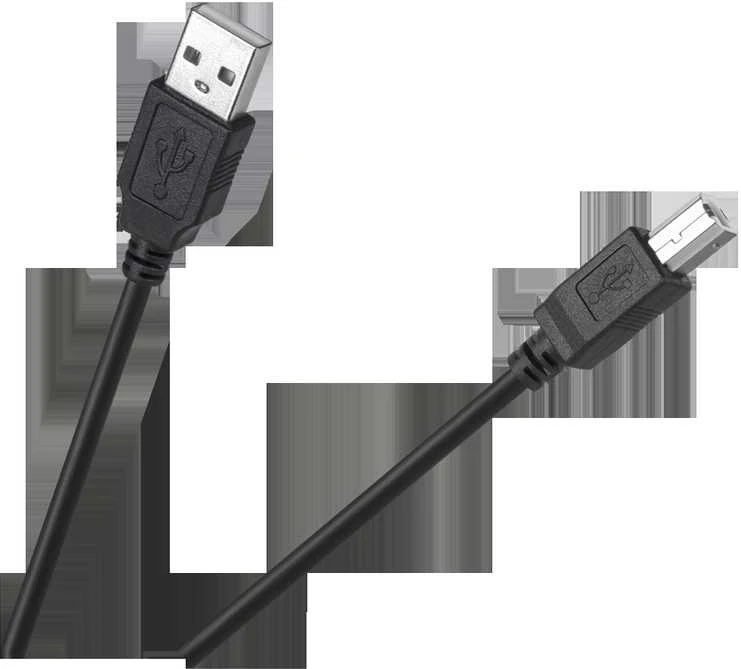 Oem Spausdintuvo kabelis USB AB 1.8m - Juodas