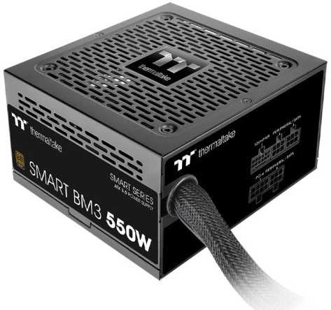 Maitinimo Blokas - Thermaltake Smart BX3 550 W ATX Juodas