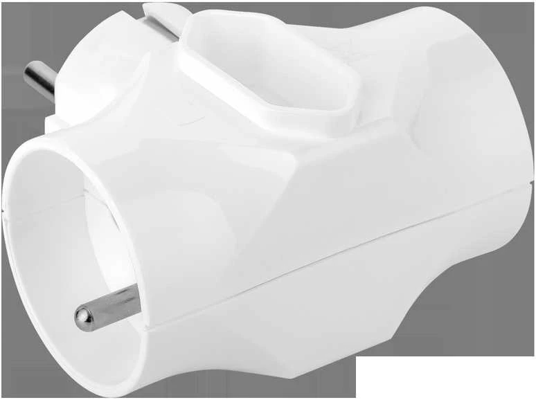 Elgotech Oem Tinklo skirstytuvas x 3 lizdai, (2 turas + 1 butas) R-201