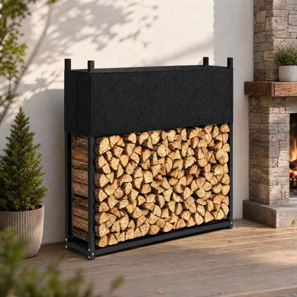 Malkų stovas su 600D Oxford uždangalu, iki 250 kg, juodas, 106 x 25 x 113 cm