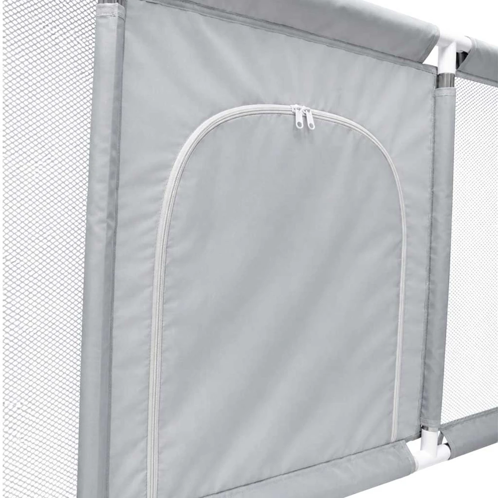 Maniežas su krepšinio lanku ir futbolo vartais, pilkas ir baltas, 230 × 118 × 102 cm