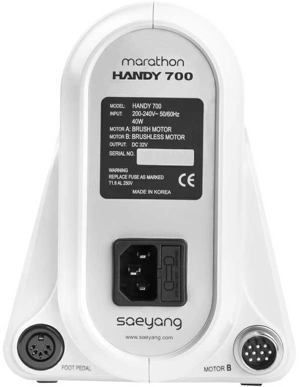Activeshop Profesionali nagų freza Saeyang Marathon Handy 700 2in1 – manikiūrui ir pedikiūrui