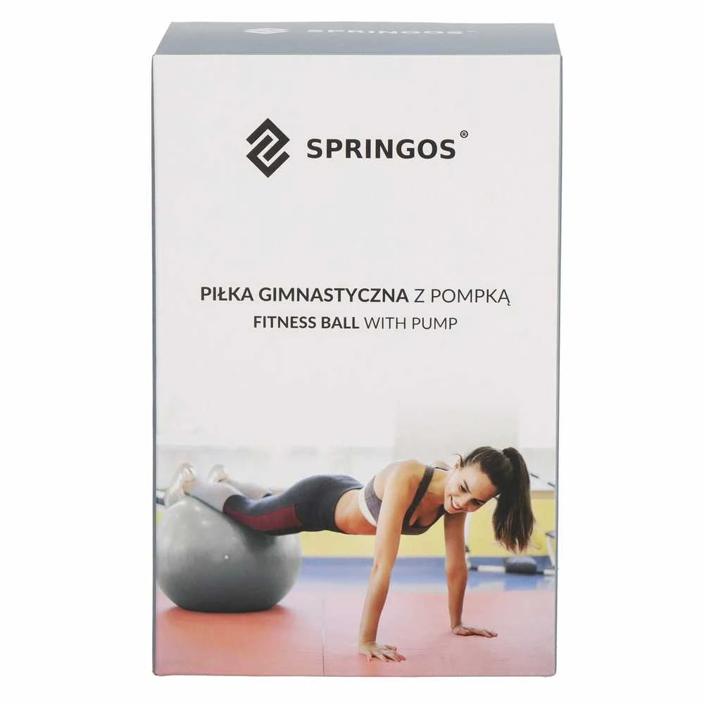 Gimnastikos kamuolys SPRINGOS 55cm Mėlynas