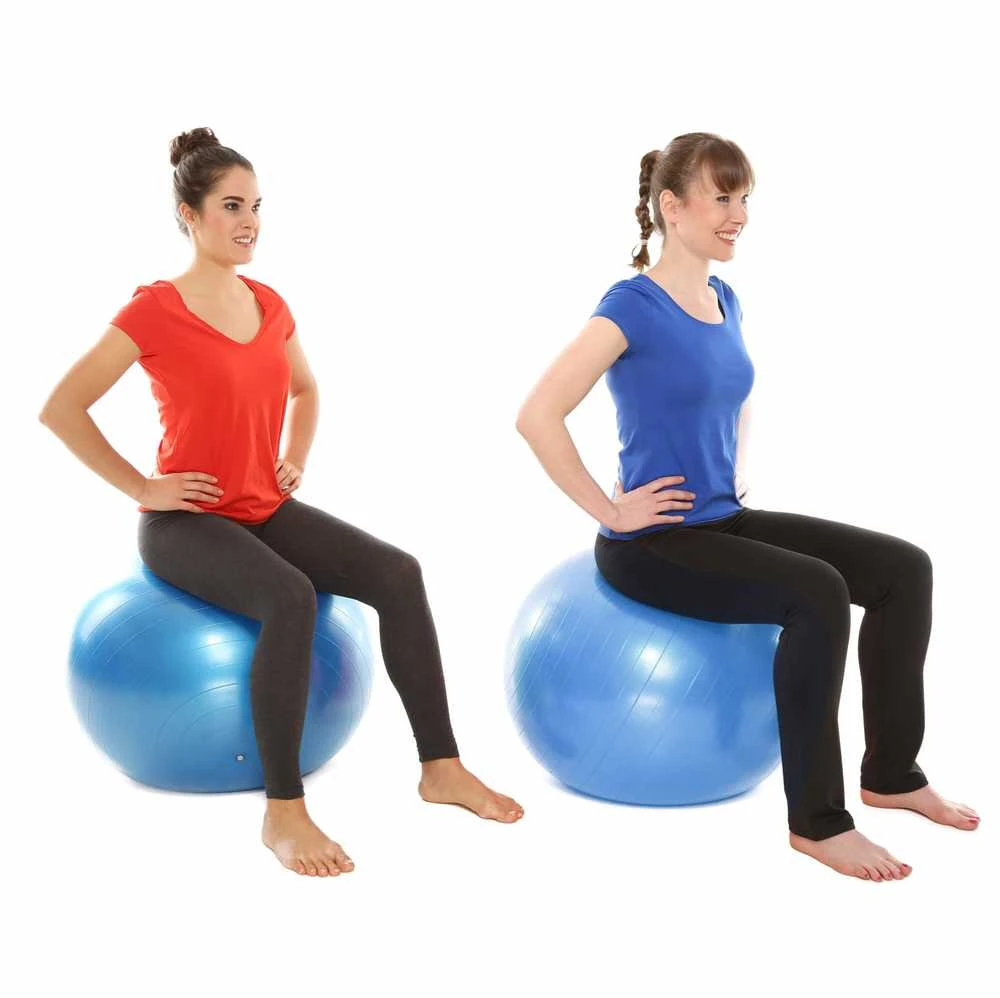 Gimnastikos kamuolys SPRINGOS 55cm Mėlynas