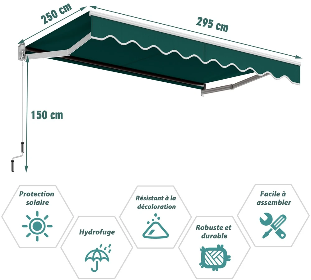 Markizė 3 x 2.5 m