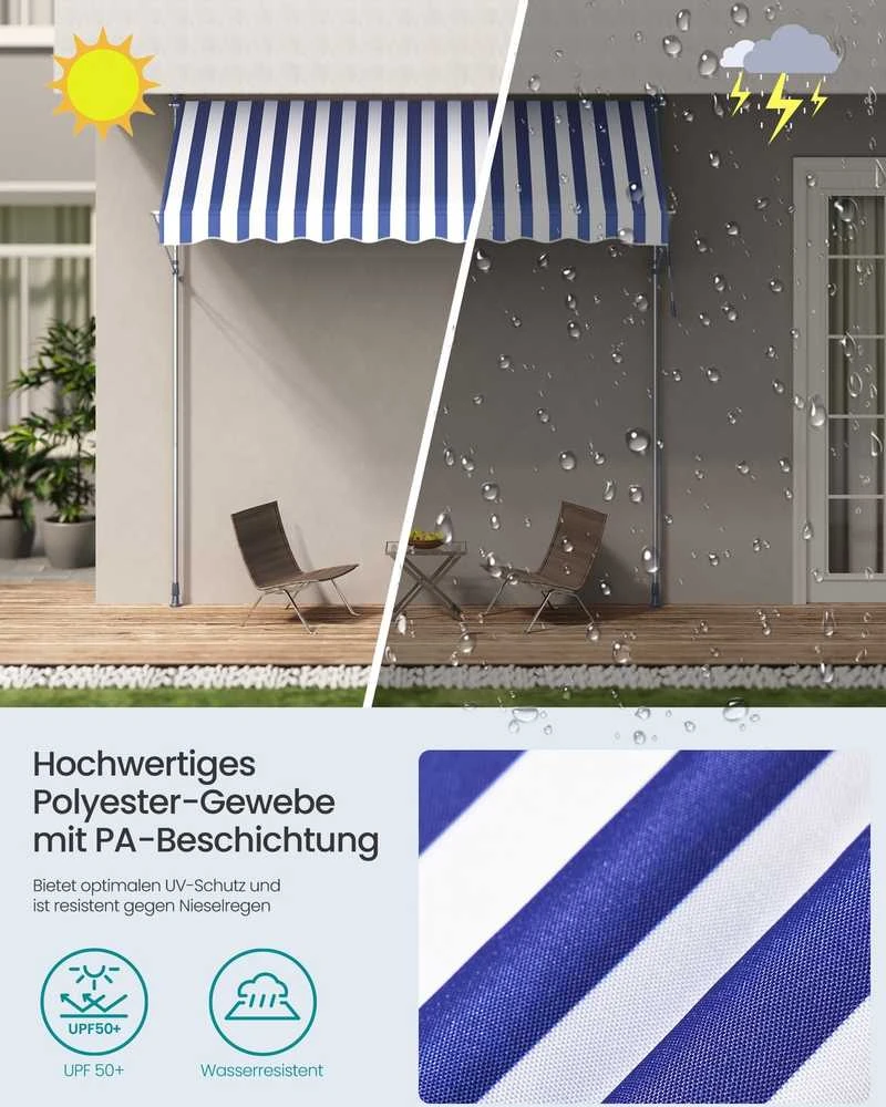 Songmics Markizė 300 x 120 cm