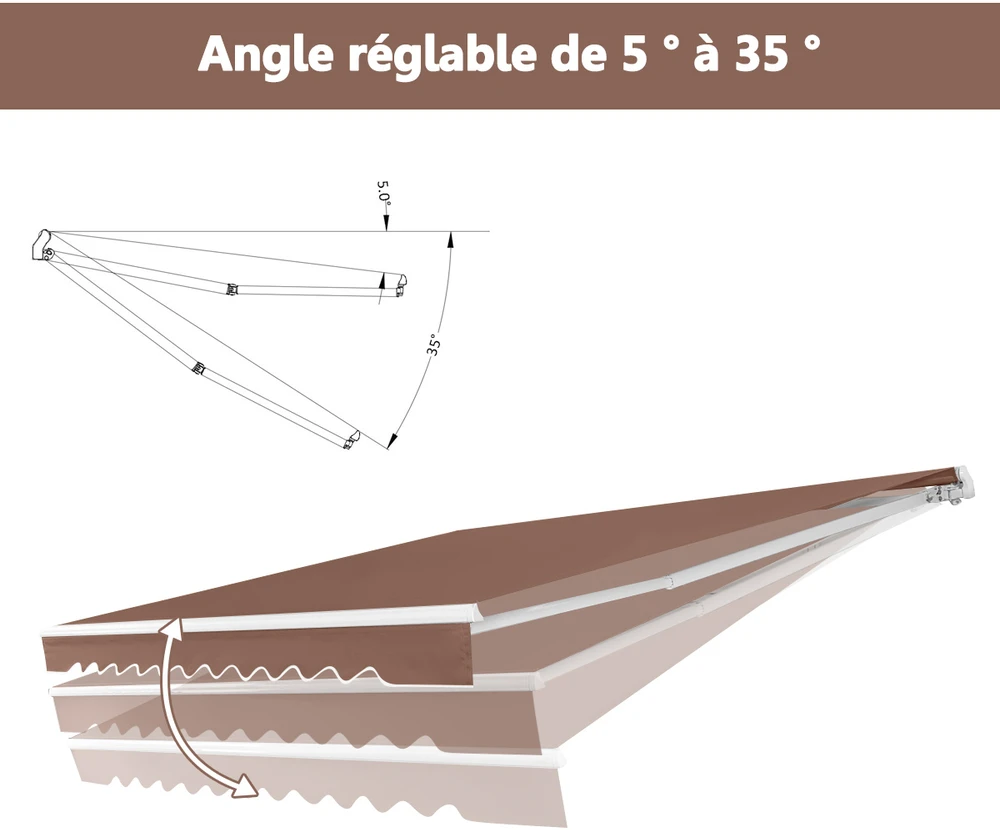 Markizė 4 x 2,5 m