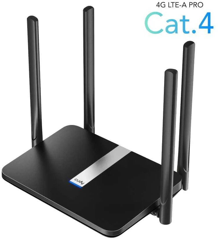Belaidis Maršrutizatorius - Cudy LT500 Dual-Band 4G Greitasis Ethernet Juodas