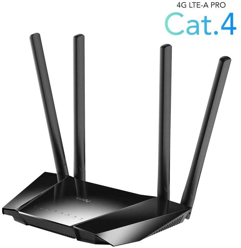 Maršrutizatorius PRIEIGOS TAŠKAS 4G LTE +ROUTER CUDY-LT400 2.4 GHz, 5 GHz, 300 Mbps