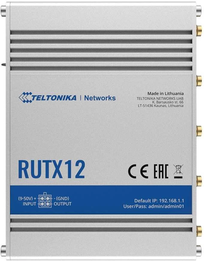 Šakotuvas TELTONIKA IOT ROUTER RUTX12 2XLTE+ETH+WIFI