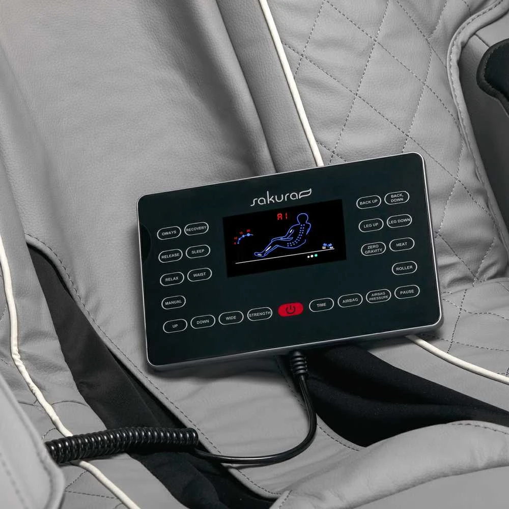 Activeshop Masažinis krėslas Sakura Comfort Plus 806 Pilkas