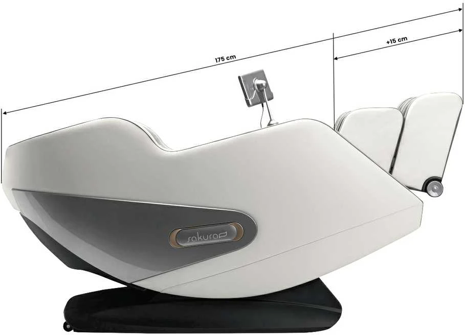 Activeshop Masažinis krėslas Sakura Comfort Plus 806 Pilkas