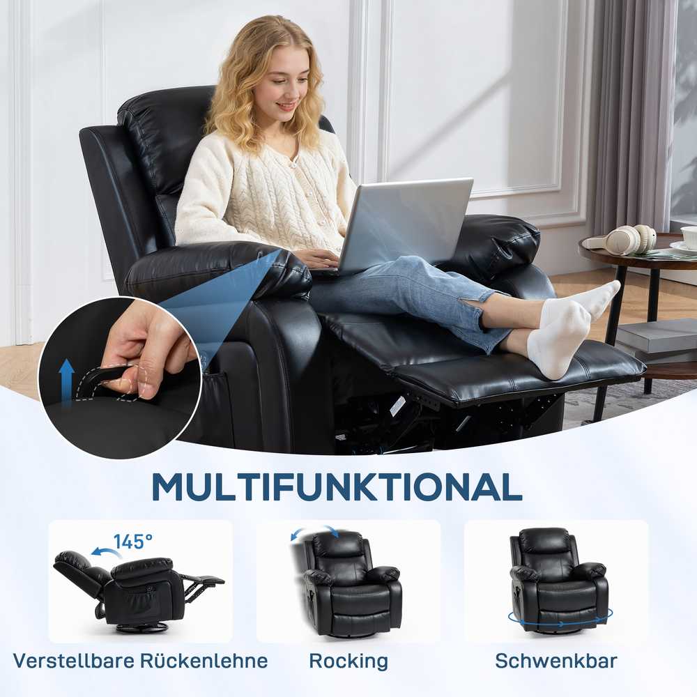 Masažinis fotelis 2L x 98B x 100H cm